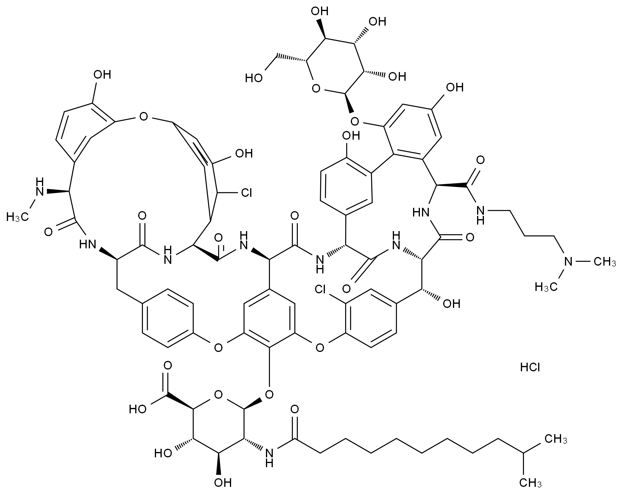 [102961-72-8;171500-79-1(Free Base)] 盐酸达巴万星(道古霉素盐酸盐)