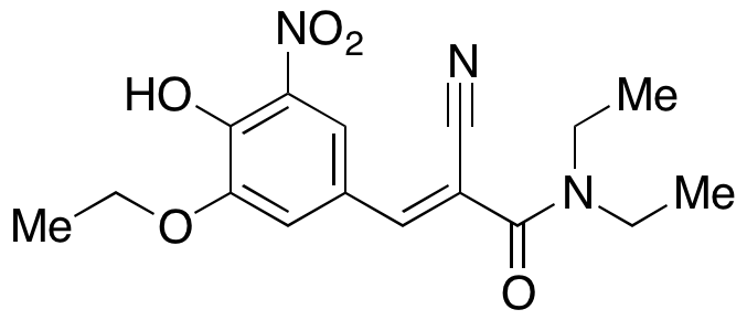 [857629-79-9] （2E）-2-氰基-3-（3-乙氧基-4-羟基-5-硝基苯基）-N，N-二乙基-2-丙烯酰胺