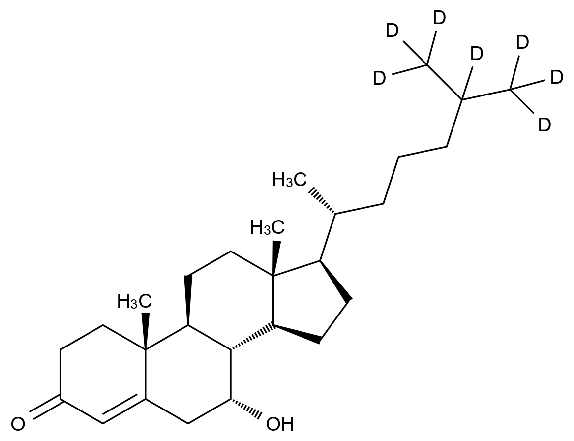7α-羟基-4-胆甾烯-3-酮-d7