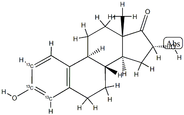 1241684-28-5_1,3,5(10)-雌甾三烯-3,16Α-二醇-17-酮-13C3标准品