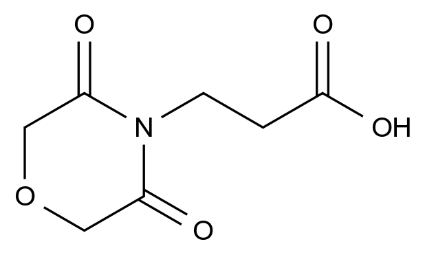 1000339-14-9_3-(3,5-Dioxo-4-morpholinyl)propanoic acid