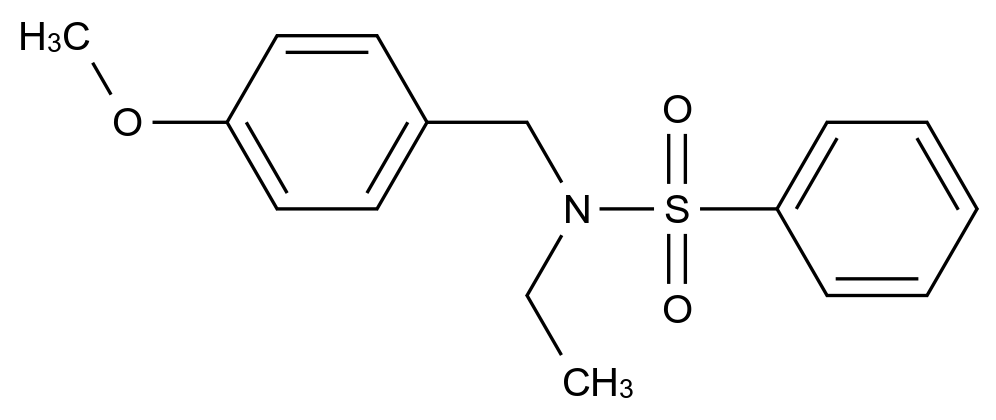 1000339-36-5_N-乙基-N-(4-甲氧基苄基)苯磺酰胺