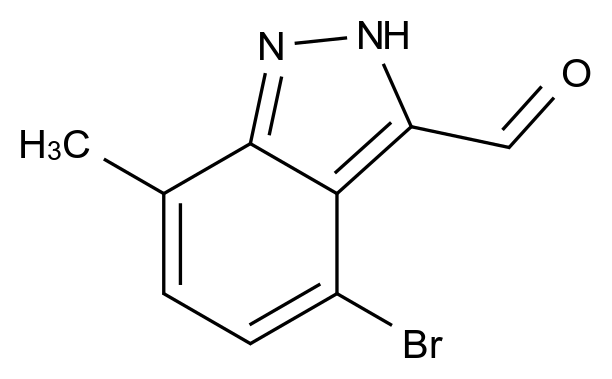 1000340-81-7_4-Bromo-7-methyl-1H-indazole-3-carbaldehyde
