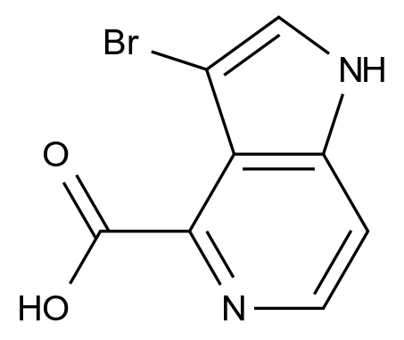 1000341-43-4_3-Bromo-1H-pyrrolo[3,2-c]pyridine-4-carboxylic acid